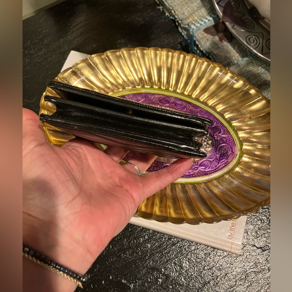 Traded NFS YSL Black Maltese Leather Compact Wallet - Picture 5 of 15